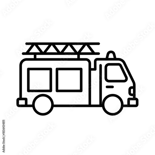 Dump Truck Silhouette Icon – Construction Loader Vehicle Vector Design