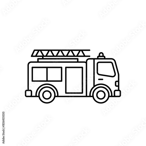 Dump Truck Silhouette Icon – Construction Loader Vehicle Vector Design