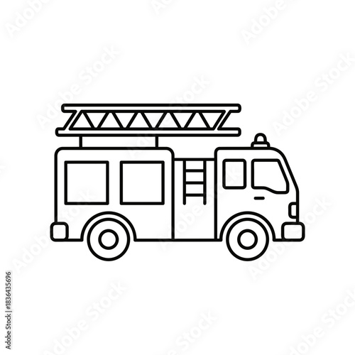 Dump Truck Silhouette Icon – Construction Loader Vehicle Vector Design