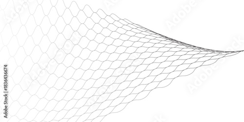 Mesh texture for fishing nets. Seamless pattern for sportswear or soccer goal, volleyball net, basketball hoop, hockey, athletics. Abstract net background for sports
