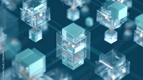 Wallpaper Mural 零信頼で守る分離型データネットワーク / Zero Trust Isolated Data Network Visualization
 Torontodigital.ca