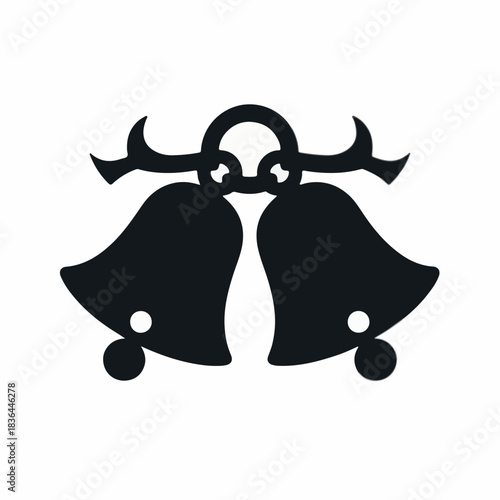 A cute cartoon cow or funny bull vector illustration of a happy animal character icon