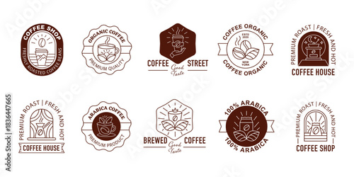 coffee logo element