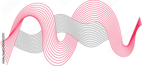 line pink abstract background. abstract background with lines. red geometric shape. Dynamic shapes composition with lines. Dynamic red shapes composition