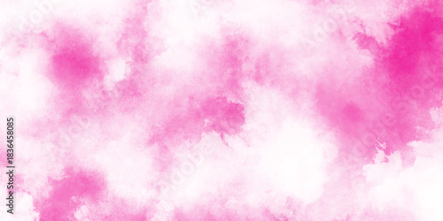 Soft Pink wash texture delicate gradient, abstract pink watercolor or white background,  coral shades aquarelle illustration watercolor canvas for creative grunge design, colorful pink Watercolor.