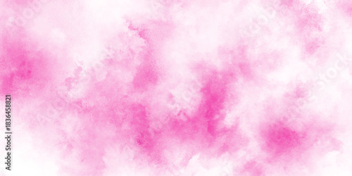 Soft Pink wash texture delicate gradient, abstract pink watercolor or white background,  coral shades aquarelle illustration watercolor canvas for creative grunge design, colorful pink Watercolor.