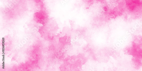Soft Pink wash texture delicate gradient, abstract pink watercolor or white background,  coral shades aquarelle illustration watercolor canvas for creative grunge design, colorful pink Watercolor.