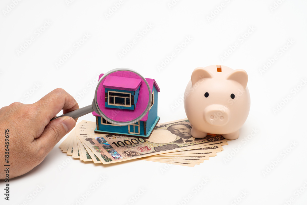 Fototapeta premium 住宅診断もしくは住宅査定のイメージ