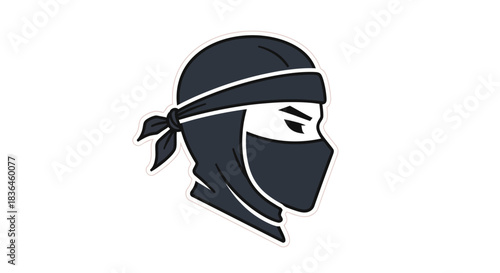 Stealth and Shadow: A stylized illustration of a ninja, cloaked in an air of mystery and silent determination. The image evokes a sense of stealth, discipline, and the pursuit of unseen goals.