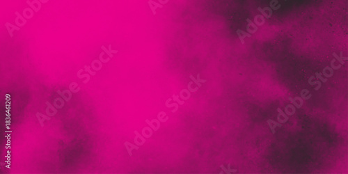 Abstract ash cloud and smoke texture in dark background. Hand-drawn bright pink gradient abstract watercolor splashed on the paper.  peeling surface of wall in the form of abstract art .