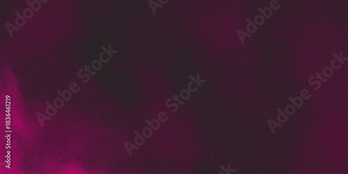 Abstract ash cloud and smoke texture in dark background. Hand-drawn bright pink gradient abstract watercolor splashed on the paper.  peeling surface of wall in the form of abstract art .