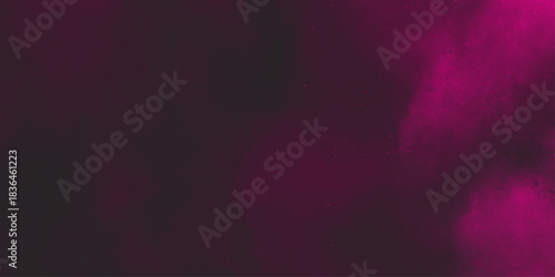 Abstract ash cloud and smoke texture in dark background. Hand-drawn bright pink gradient abstract watercolor splashed on the paper.  peeling surface of wall in the form of abstract art .