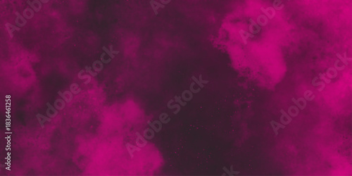Abstract ash cloud and smoke texture in dark background. Hand-drawn bright pink gradient abstract watercolor splashed on the paper.  peeling surface of wall in the form of abstract art .