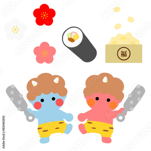 節分イラスト素材