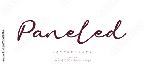 Abstract minimal future alphabet fonts. simple typography sport future creative font . vector illustrator