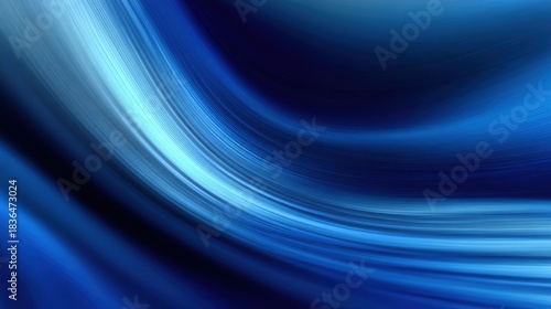 A blue wave with a blue background. The blue color is very bright and vivid. The wave is very long and it seems to be moving