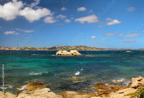Granite coast near Palau, northern Sardinia, Italy