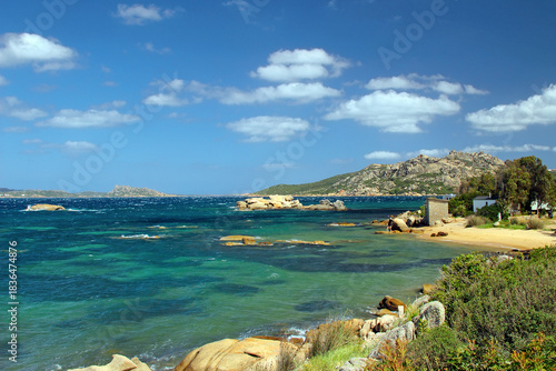 Granite coast near Palau, northern Sardinia, Italy