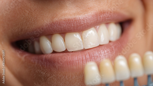 Wallpaper Mural Dental shade selection process for cosmetic dentistry procedure Torontodigital.ca