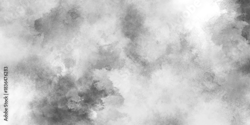 Heavy dark low clouds loom over a forest before a thunderstorm, abstract gray watercolor texture with grunge, foggy presentation background abstract neutral background with soft brushstrokes.