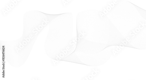 Abstract wave element for design. Digital frequency track equalizer. Stylized line art background. Vector illustration. Wave with lines created using blend tool.