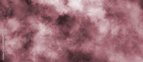 red and white watercolor abstract background. hand painted texture with stains. smoke effect with fog clouds.