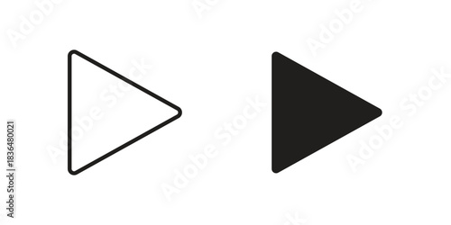 Play icon designs collection for mobile, ui, web.