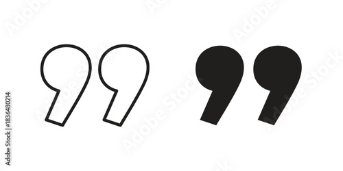 Quote right icon designs collection for mobile, ui, web.