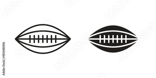 Rugby icon designs collection for mobile, ui, web.