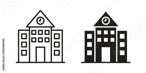 school icon designs collection for mobile, ui, web.