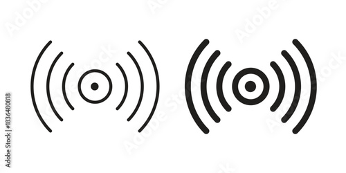 Sensor icon designs collection for mobile, ui, web.