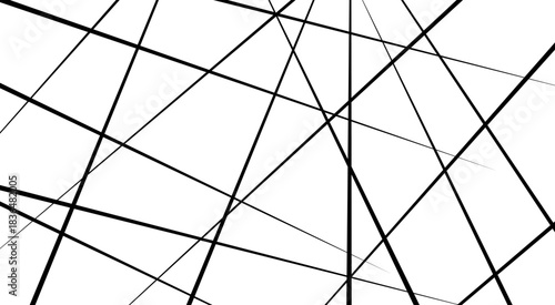white background. Metal grid isolated on the white background. nervures de Feuillet mores, Abstract lines in black and white tone of many squares.