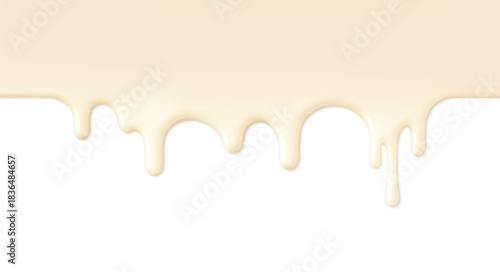 垂れる練乳 イラスト リアル