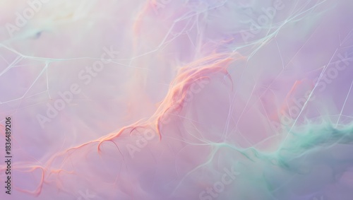 Abstract swirls of pastel colors and light