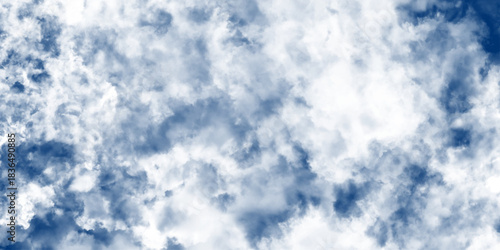 View white cloud with blue sky watercolor, cloudscape and blue sky in background, beautiful white clouds and blue sky high definition skyscraper with grunge texture for background.