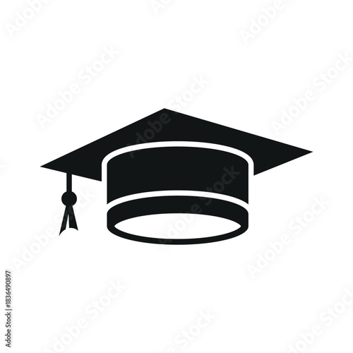 graduation cap icon vector design template