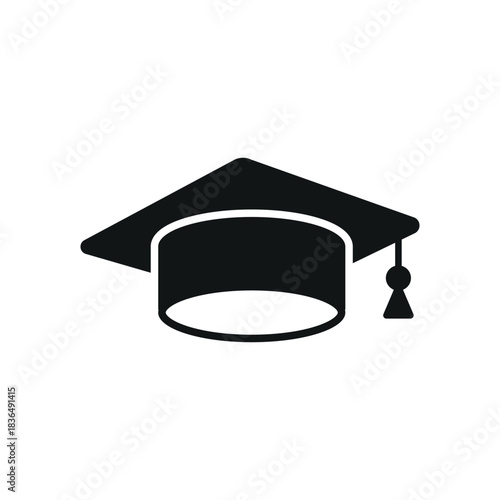 graduation cap icon vector design template