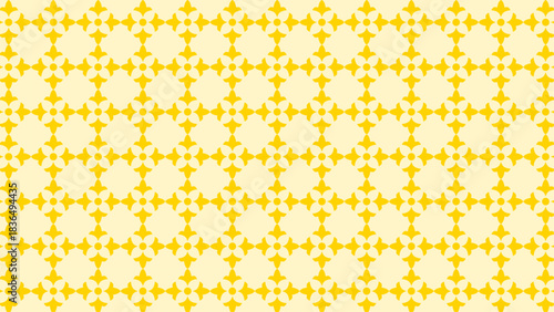 Clean yellow geometric composition with rhythmic shapes for seamless digital and print uses