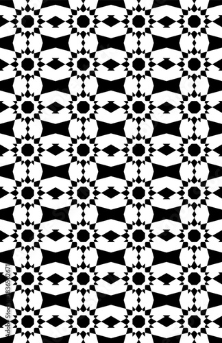 black and white seamless background black and white seamless pattern  flower .