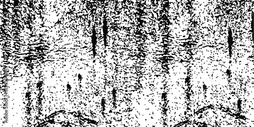 Grunge black stone wall texture with floral splatter pattern