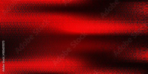 red matrix falling binary numbers cyber futuristic banner background template