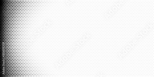 Gradient background with hexagons Halftone design Light effect Vector illustration
