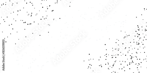 Abstract dust particles in space, texture and light effects, minimalist digital art on a white background