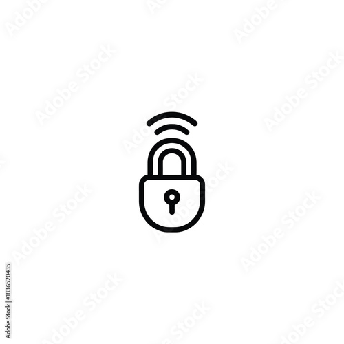 Smart Padlock Icon