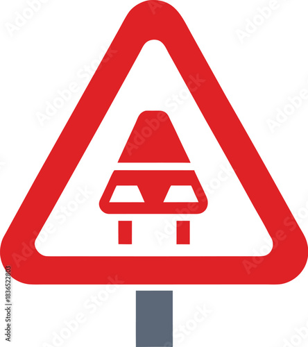 traffic prohibition warning sign