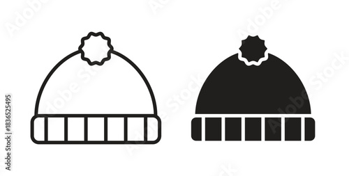 Winter hat icon