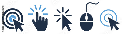 click cursor pointer icon collection