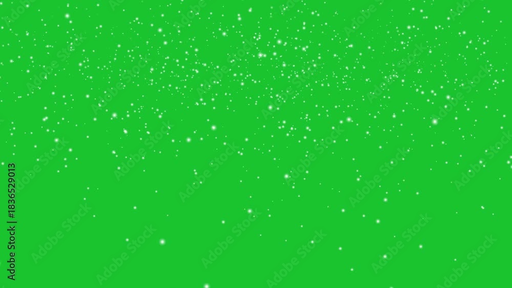 Snowing Display/screen Winter snow falling on green screen . Snowing Overlay Chroma Key Green ...