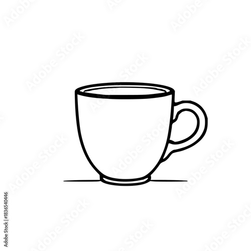 coffee cup isolated on white