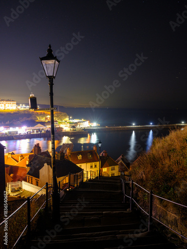The steps at St Mary's Church, Whitby, Yorkshire